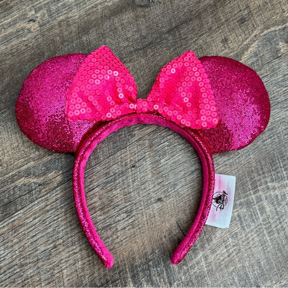 Disney Minnie Mouse Ears Hot Pink, Special Edition Color